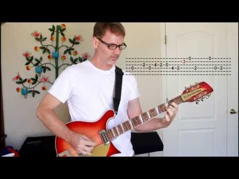 The Byrds - Mr. Tambourine Man Intro Tutorial with Tab