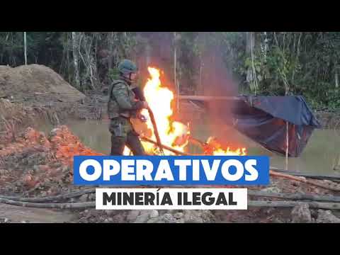 Operativos de minería, ilegal en Napo y Pastaza ￼