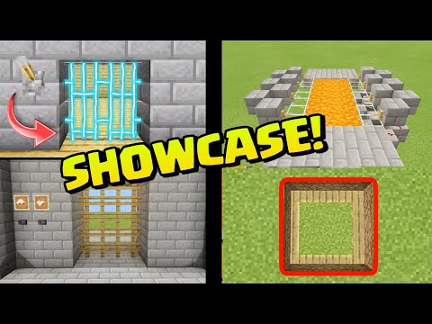 5 Easy REDSTONE Builds SHOWCASE In Minecraft!