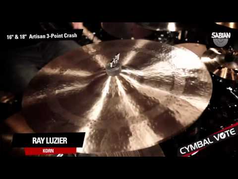 CYMBAL VOTE - Ray Luzier Demo's the 18" Artisan 3-Point Crash