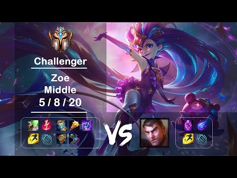 KR Challenger Middle Zoe vs Jayce Ep.1955
