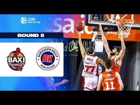 BAXI Manresa - Bahcesehir College Istanbul | Round 5 | EuroCup Basketball 2025-26