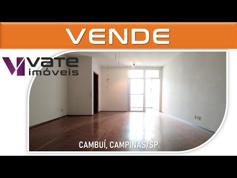 VATE VENDE APARTAMENTO 91M² NO CAMBUÍ COM 3 QUARTOS 1 SUÍTE EM CAMPINAS