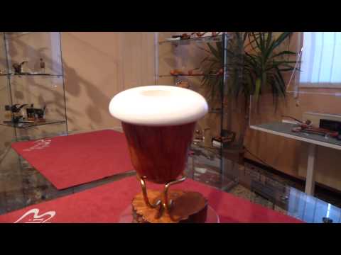 Pipa in radica e schiuma bent freehand - www.paronellipipe.it