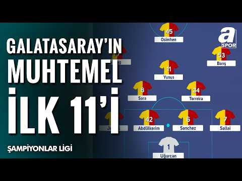 Leroy Sane Kadroda Olacak Mı? İşte Galatasaray'ın Juventus Maçı Muhtemel 11'i