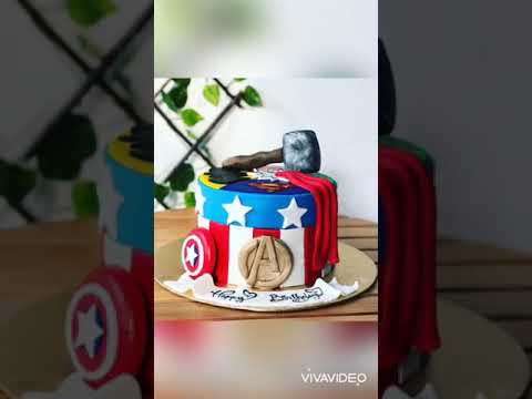 Avengers Themed Cake 🦸‍♀️👊💪