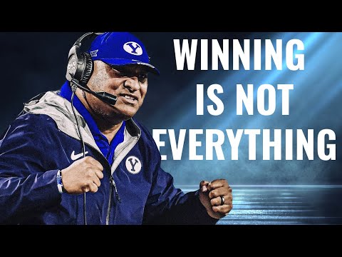 BYU Football Coach Kalani Sitake Teaches How to Lose