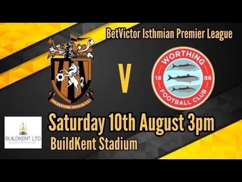 Highlights | Folkestone Invicta 2-0 Worthing | Isthmian Premier Division |10/8/2019
