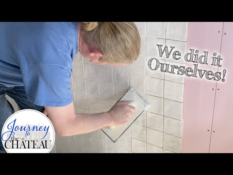 Installing AMAZING custom artisanal TILES for our KITCHEN MAKEOVER - Journey to the Château, Ep. 85