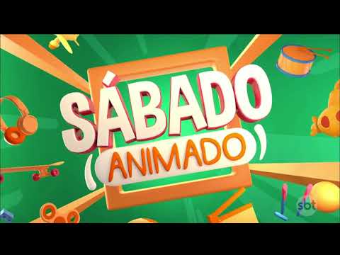 Vinhetas de abertura e intervalo do Sábado Animado do SBT 2017