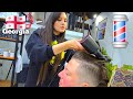 From Tired To Blushing CRISPY Katerina S Hair Wash Hairstyling ️ Batumi Georgia