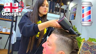 💈From Tired to Blushing & CRISPY — Katerina’s Hair Wash & Hairstyling ✨️ Batumi, Georgia 🇬🇪 