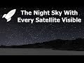 If You Could See Every Satellite What Would The Sky Look Like 360 VR