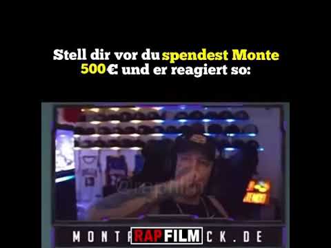 Monte bekommt 500€ spende