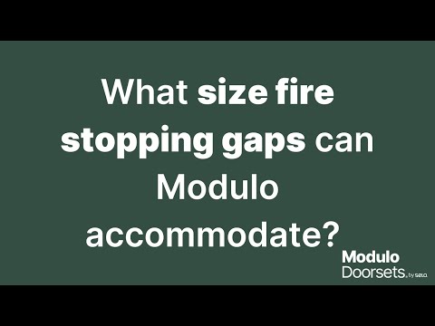 Thumbnail of video for: What size fire stopping gaps can Modulo accommodate?