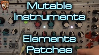 Video thumbnail for Mutable Instruments - Elements Patches by DivKid