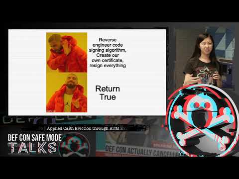 DEF CON Safe Mode - Trey Keown and Brenda So - Applied Cash Eviction through ATM Exploitation