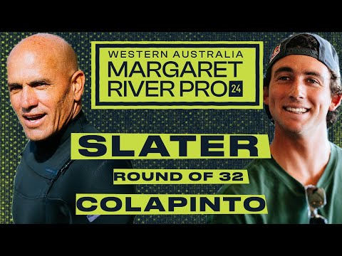 Kelly Slater vs Griffin Colapinto | Western Australia Margaret River Pro 2024 - Round of 32