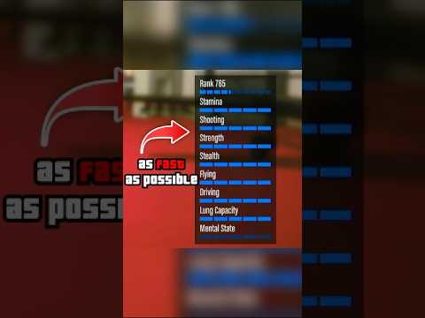 Quickly Max Out Your GTA Online Character Stats Now #shorts #youtubeshorts