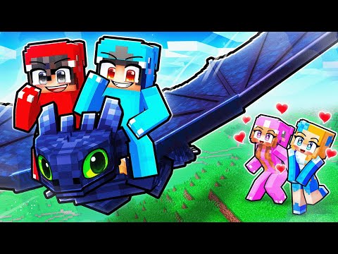 Omz and Roxy GIRLFRIENDS FELL in Love with DRAGON TRAINERS!