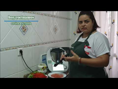 Especial día de Andalucía, Corvina a la Roteña en Thermomix.