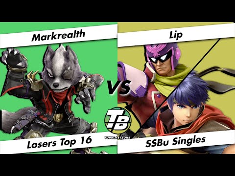 Top Blastzone 8 Losers Top 16 - Markrealth (Wolf) Vs. Lip (Captain Falcon/Ike) - SSBU