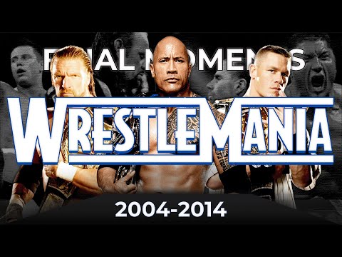 Final Moments of Every WrestleMania 20–30 (2004-2014)