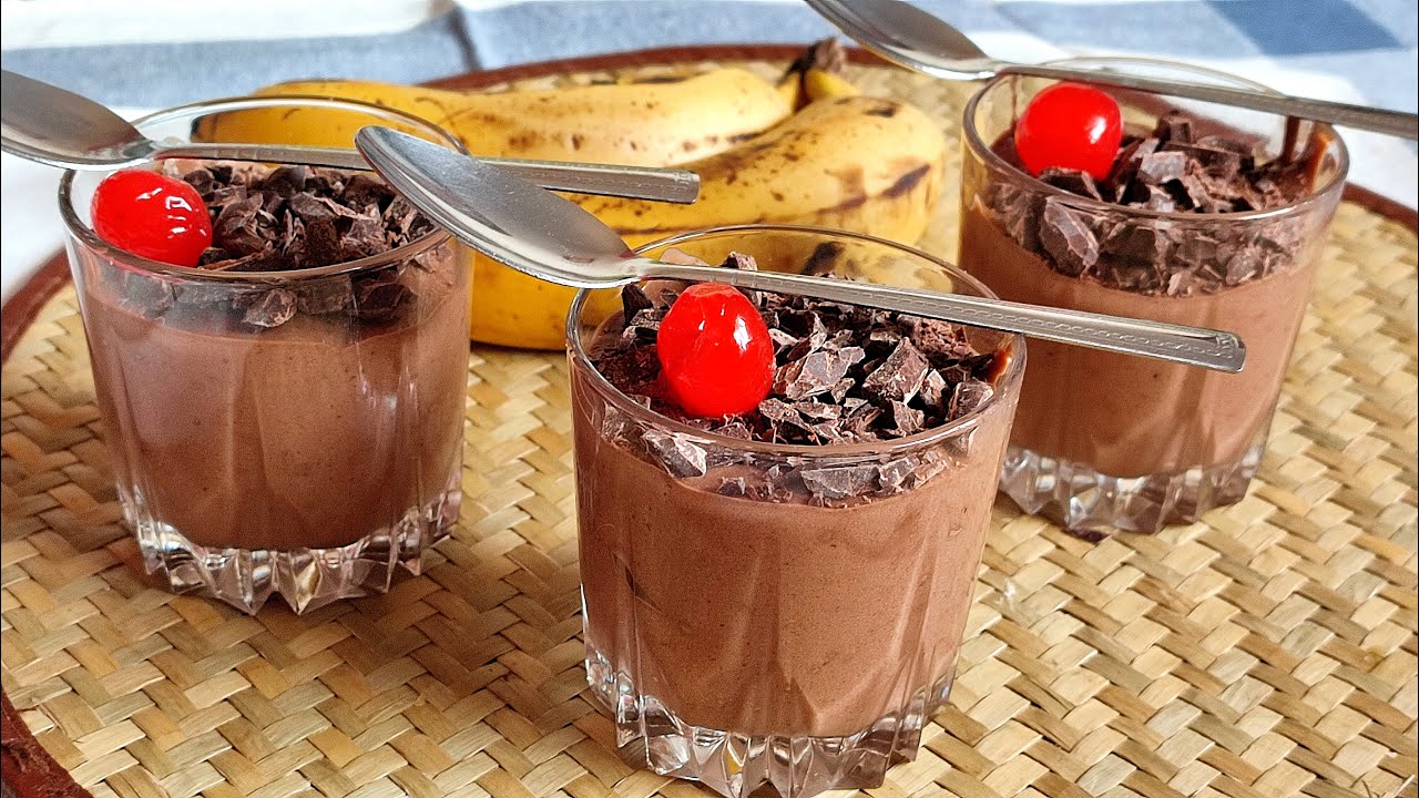 ????POSTRE DE PLATANO Y CHOCOLATE CON SOLO DOS INGREDIENTES???? | El Dulce Paladar