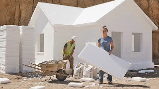 Cheap Styrofoam house,I can't believe it! I never thought of these ingenious Construction Techniques