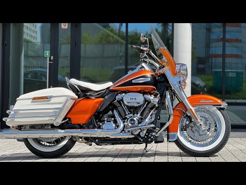 2023 Electra Glide™Highway King Hi-Fi Orange/Birch White
