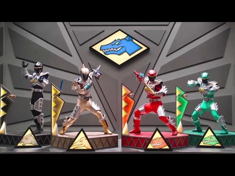 Power Ranger Super Dino Charge | Batalla Megazord contra los Greenzilla round 2 - Capitulo 19