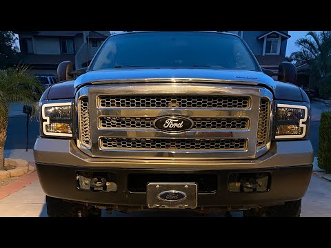 2005 - 2007 Ford F-250 Front Bumper Removal And Install !