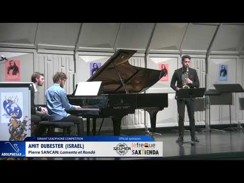 Amit Dubester (Israel) -  Lamento et Rondó by Pierre Sancan (Dinant 2019)