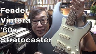 Video thumbnail for Fender Vintera '60s Stratocaster in Ice Blue Metallic by Jon is just TOO LouD!!