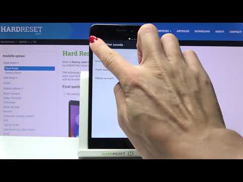 How to Turn On/Off Touch Sounds on Lenovo K6 – Sound Settings