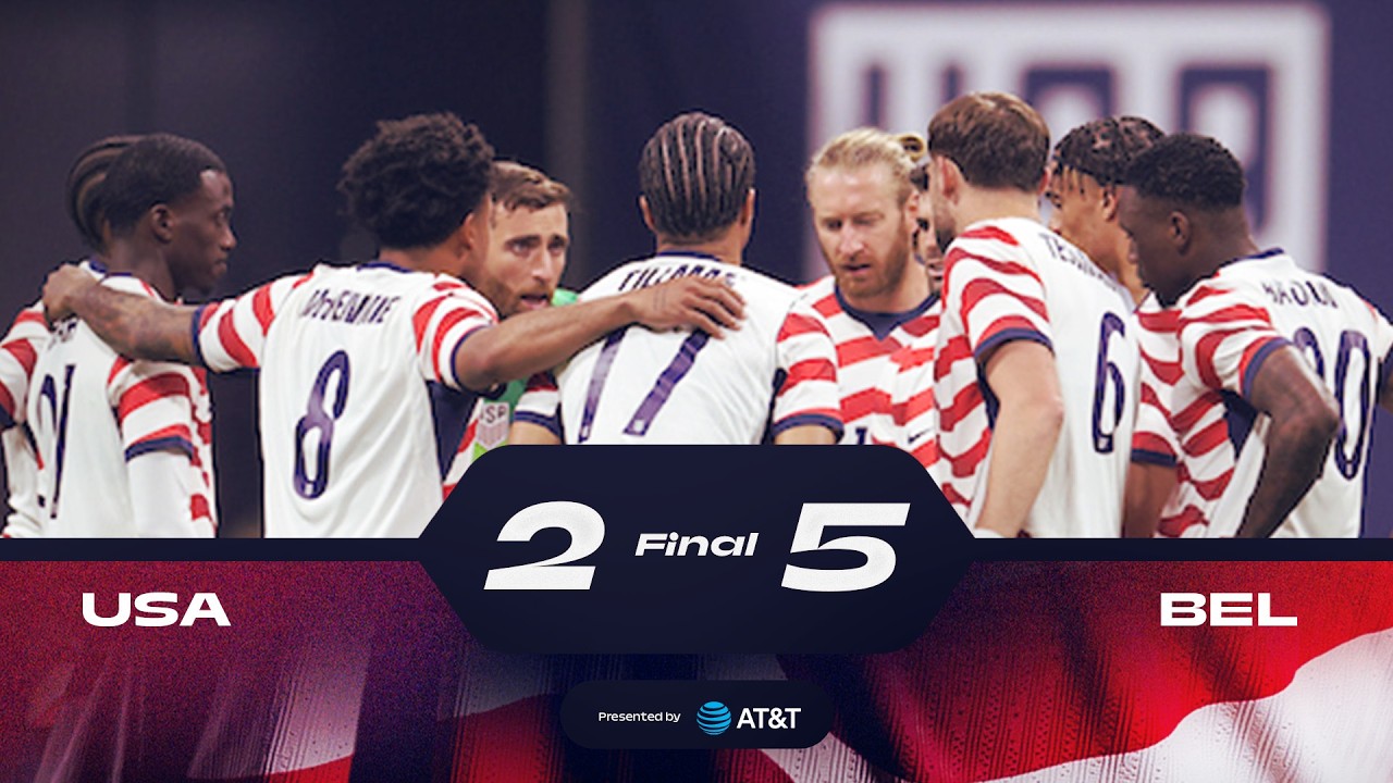 McKennie & Agyemang Score Goals, Return of the "Jedi" | USMNT 2-5 Belgium | International Friendly