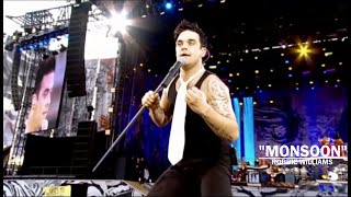 Robbie Williams - Monsoon (Live At Knebworth) [Lyrics + Sub Español]