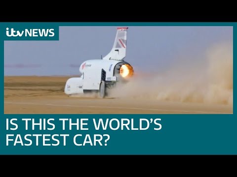 How Bloodhound team are putting car through its paces ahead of record attempt | ITV News