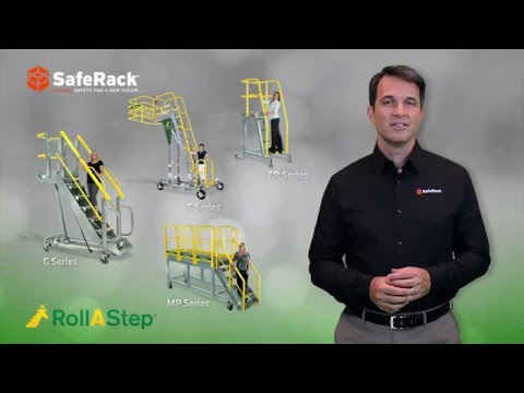 SafeRack RollaStep Mobile Platforms and Stairs HD