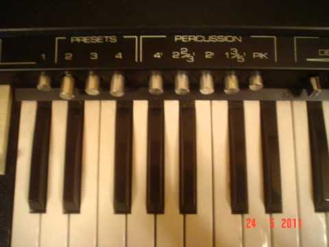 RARE! Univox/Crumar Organizer Analogue Transistor Suitcase Organ 1970s Italy image 17