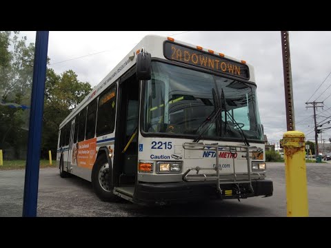 NFTA Metro Ride Route 2 Outbound [FULL ROUTE] Bus 2215 - 2002 Gillig Advantage
