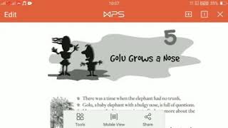 Golu Grows a Nose (Class 7 CBSE)