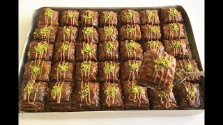 Veee Beklenen Çikolatalı Baklava Tarifi Baklava İle İlgili Tümmm Püf Noktalarıyla Beraber 👉🏻BERA