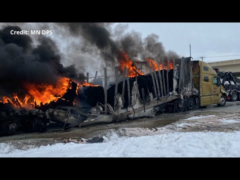 State Patrol Seeking Info on Semi Seen Near I-94 Pileup Near Monticello