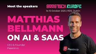 Download lagu Meet the speakers: Matthias Bellmann (Passion.io) on SaaS, AI, & SaaStock Europe mp3