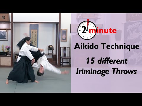 15 Different Iriminage Throws - #aikido #aikidothrows #nagewaza #aikidocenterla #iriminage