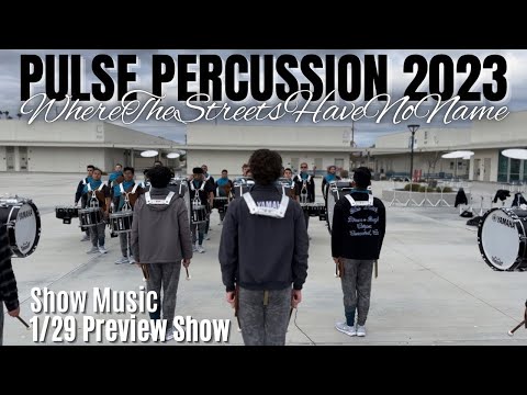 Pulse Percussion 2023 - Show Music - 1/29 Preview Show