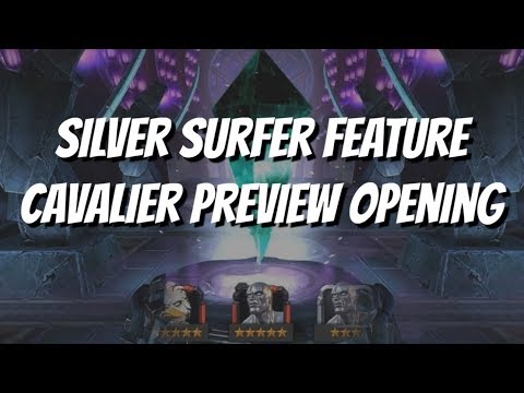 Silver Surfer 6 Star Feature Cavalier Crystal Opening - Marvel Contest of Champions