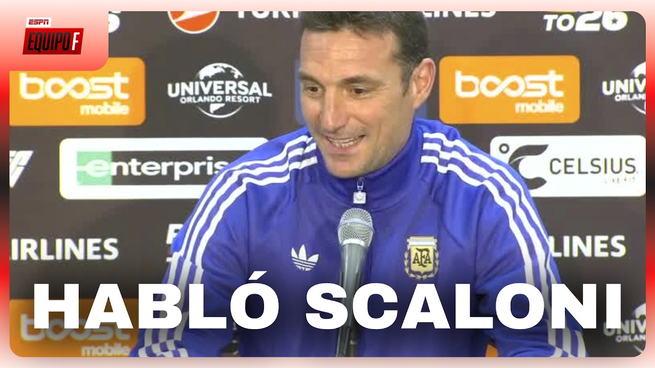 ATENCIÓN ARGENTINA: LA CONFERENCIA COMPLETA DE SCALONI PREVIO A LOS AMISTOSOS Y AL MUNDIAL