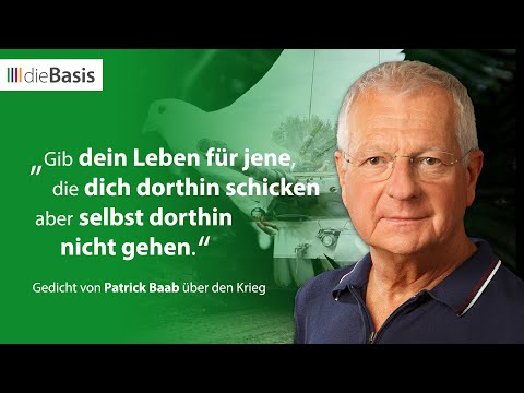 Geh doch in den Krieg! | Gedicht von Patrik Baab | dieBasis 2025